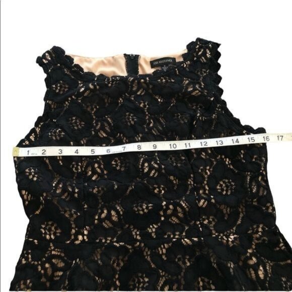 Jodi Kristopher Black Lace Overlay Sleeveless Dressy Occasion Dress size 11 - Picture 8 of 10